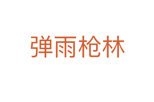 彈雨槍林