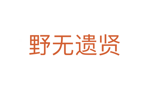 野無(wú)遺賢