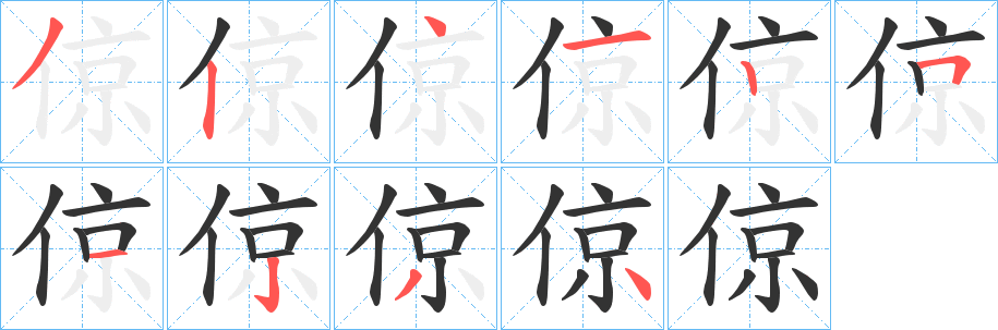倞的筆順?lè)植窖菔?>
					
                    <hr />
                    <h2>倞的基本信息</h2>
                    <div   id=