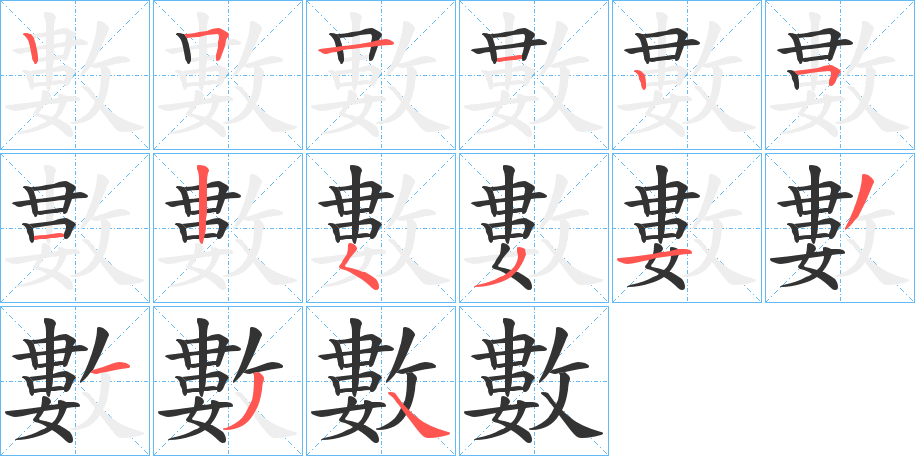 數(shù)的筆順?lè)植窖菔?>
					
                    <hr />
                    <h2>數(shù)的基本信息</h2>
                    <div   id=