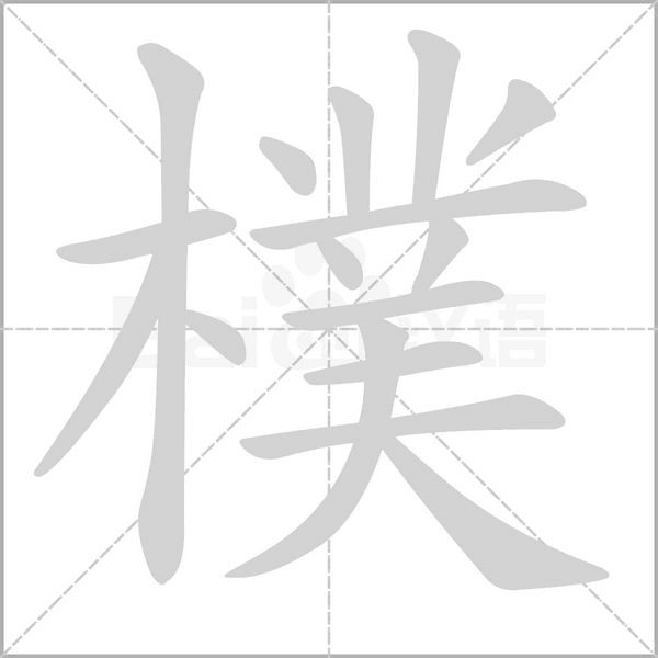 樸的筆順動(dòng)畫(huà)演示
